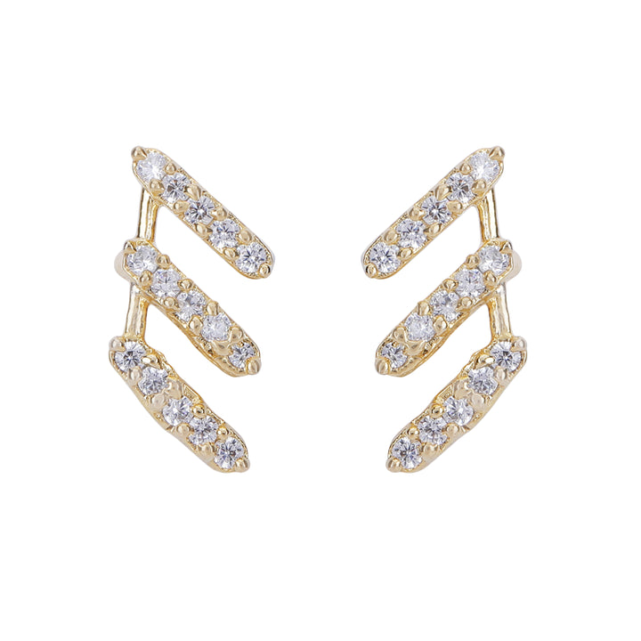 22k Gold Plated Ziya Bloom Studs