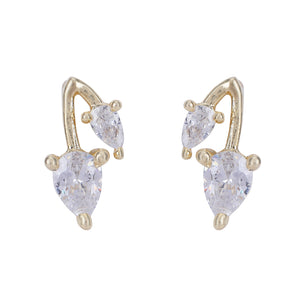 22k Gold Plated Ziya Radiant Studs