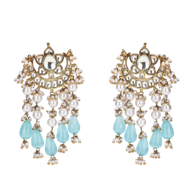 22k Gold Plated Divyam Zafiya Earring