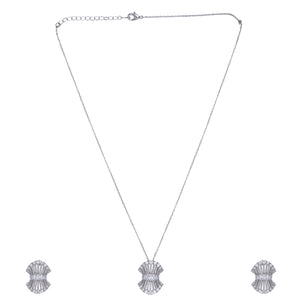 22k Gold Plated Nyra Bhuvika Pendant Set