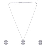 22k Gold Plated Nyra Bhuvika Pendant Set