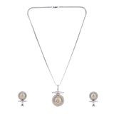 Gold/Silver  Nyra Anvika Pendant Set