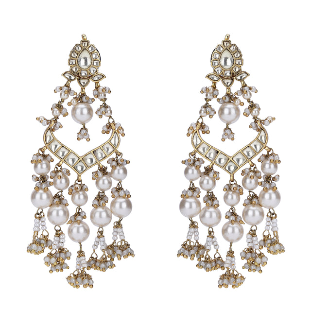 22k Gold Plated Divyam Lunira Earring