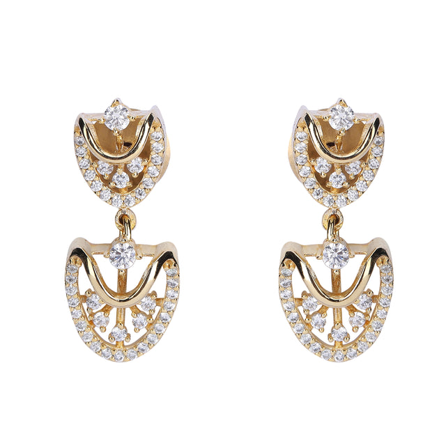 22k Gold Plated Zivara Hridaya Necklace Set
