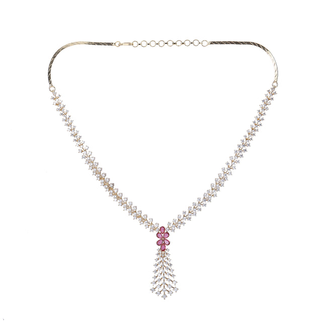 22k Gold Plated Zivara Rasmi Necklace Set