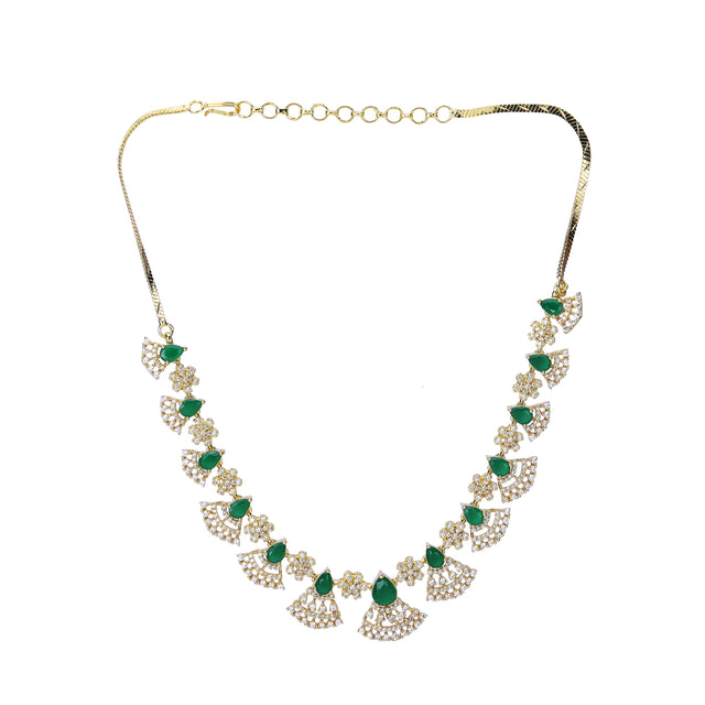 22k Gold Plated Zivara Vedira Necklace Set