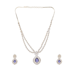 22k Gold Plated Zivara Neelaya Necklace Set