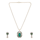 22k Gold Plated Nyra Chitrani Pendant Set