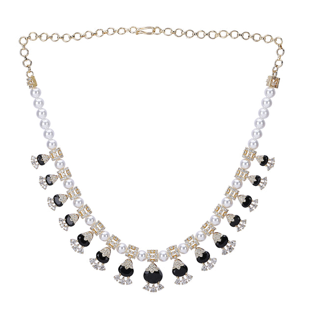 22k Gold Plated Zivara Kavira Necklace Set
