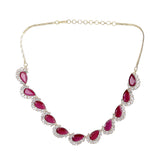 22k Gold Plated Zivara Zayra Necklace Set