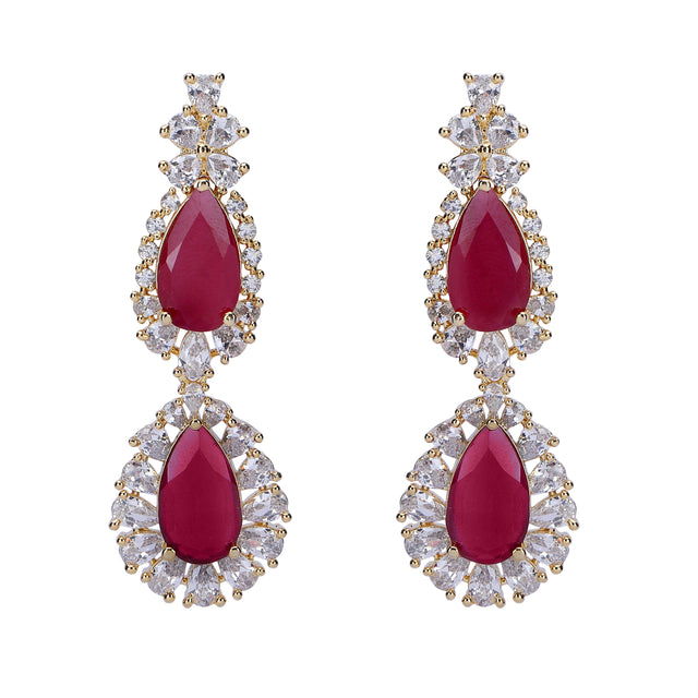22k Gold Plated Zivara Zayra Necklace Set