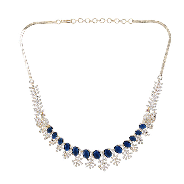 22k Gold Plated Zivara Tarang Necklace Set