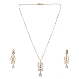22k Gold Plated Nyra Yashita Pendant Set