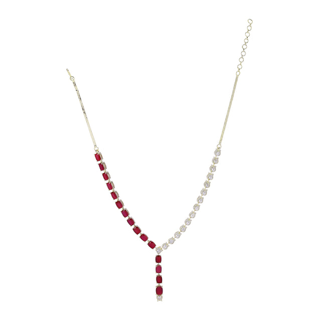 22k Gold Plated Zivara Vireya Necklace Set