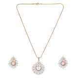 22k Gold Plated Nyra Writisha Pendant Set