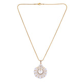 22k Gold Plated Nyra Writisha Pendant Set