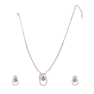 22k Gold Plated Zivara Avarna Necklace Set