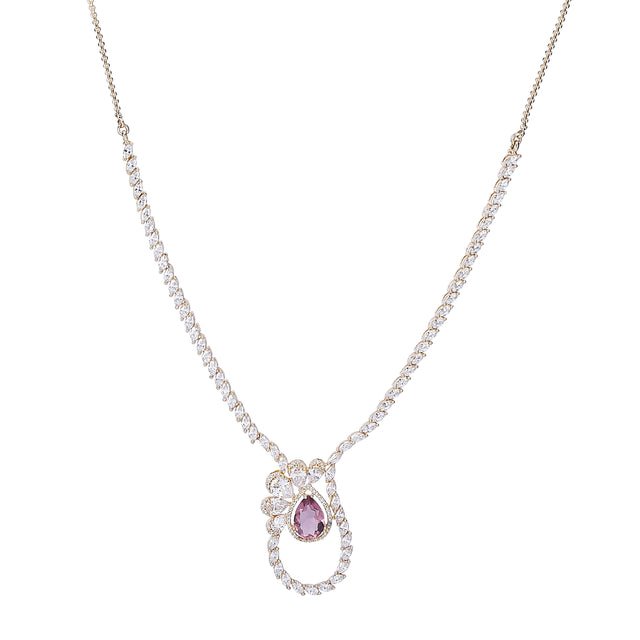 22k Gold Plated Zivara Avarna Necklace Set