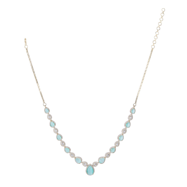 22k Gold Plated Zivara Aureya Necklace Set