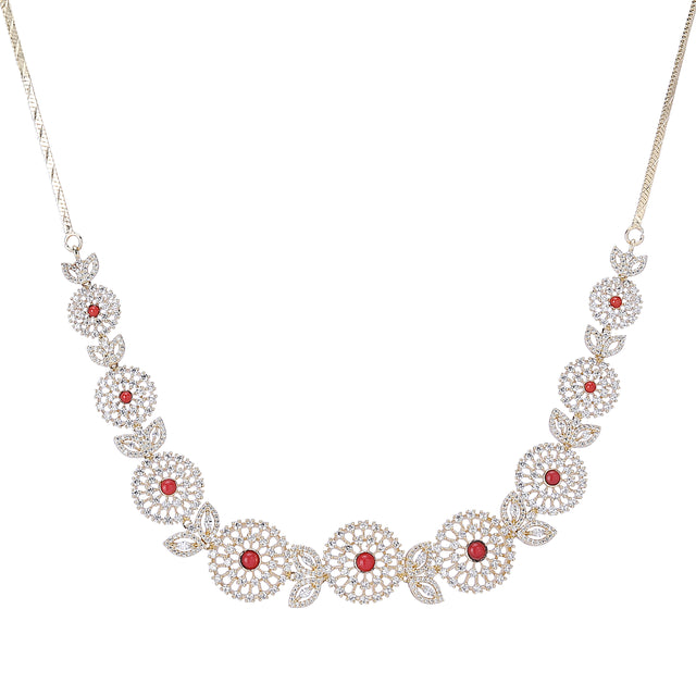 22k Gold Plated Zivara Naimira Necklace Set
