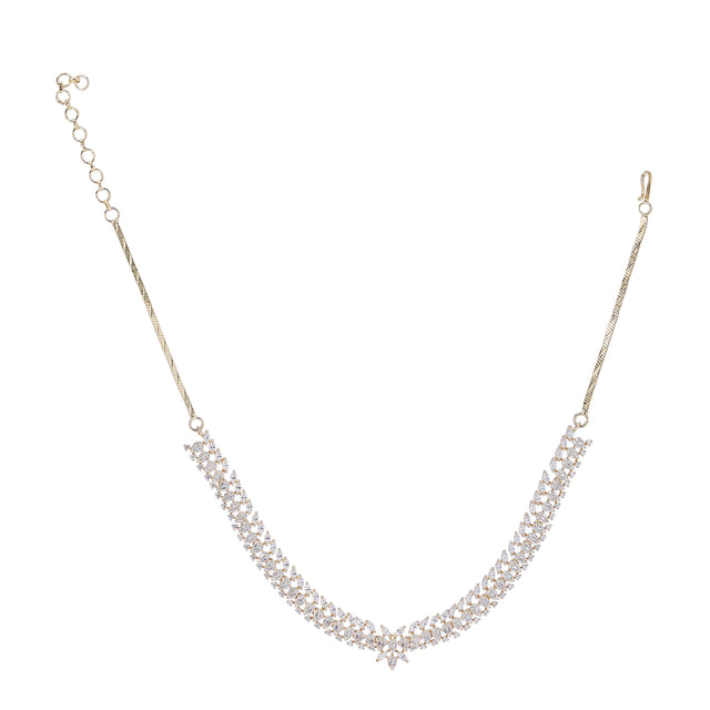 22k Gold Plated Zivara Velora Necklace Set