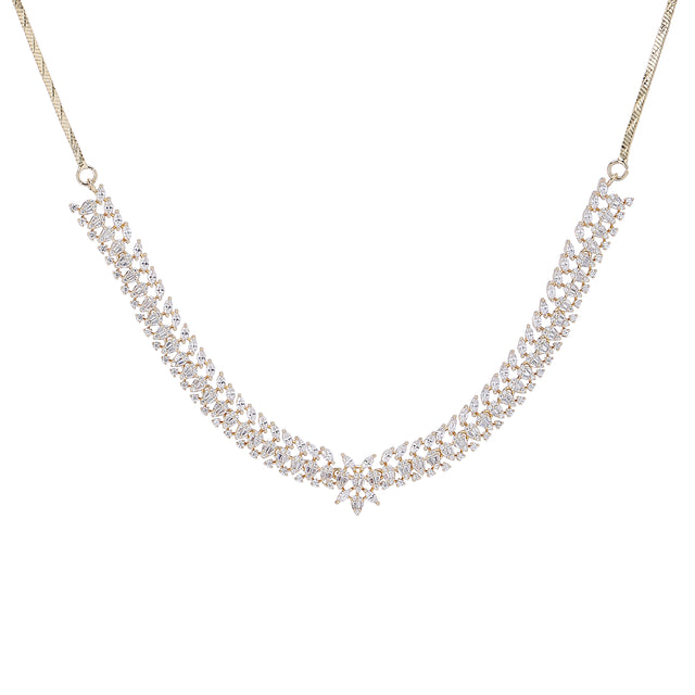22k Gold Plated Zivara Velora Necklace Set