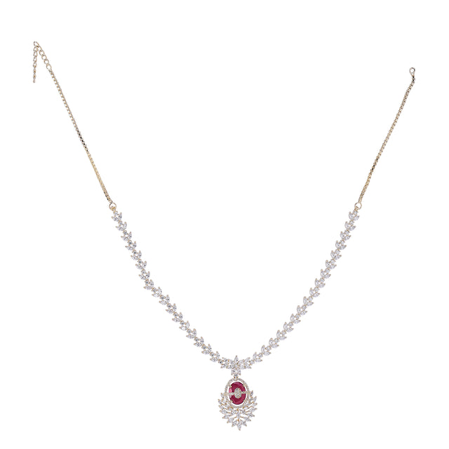 22k Gold Plated Zivara Zarya Necklace Set