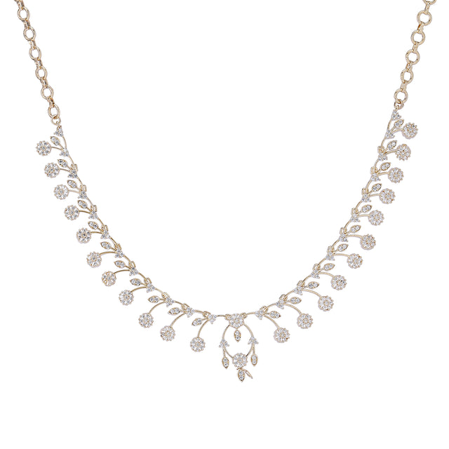 22k Gold Plated Zivara Kani Necklace Set