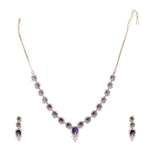 22k Gold Plated Zivara Viyara Necklace Set