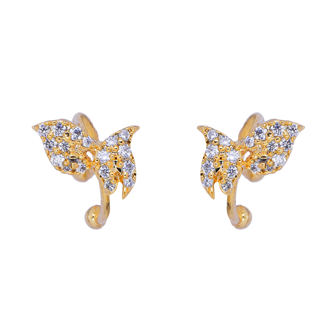 22k Gold Plated Jhilmil Vibe Earclips