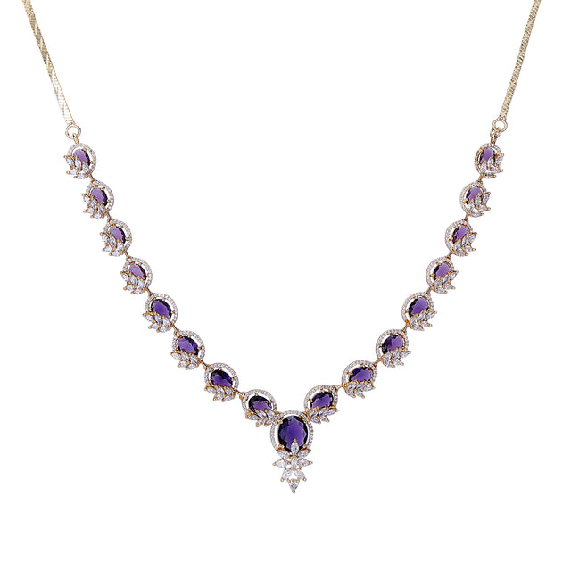 22k Gold Plated Zivara Viyara Necklace Set