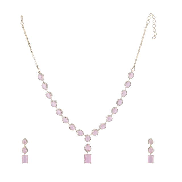 22k Gold Plated Zivara Aneira Necklace Set