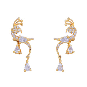 22k Gold Plated Jhilmil Halo Earclips