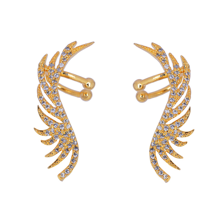 22k Gold Plated Jhilmil Zara Earclips
