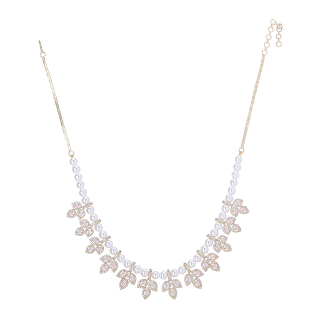 22k Gold Plated Zivara Saumil Necklace Set