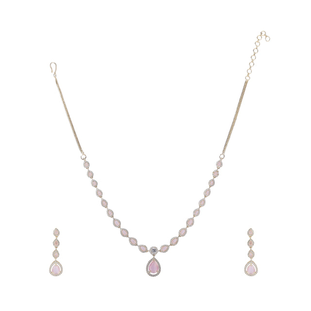 22k Gold Plated Zivara Elariz Necklace Set