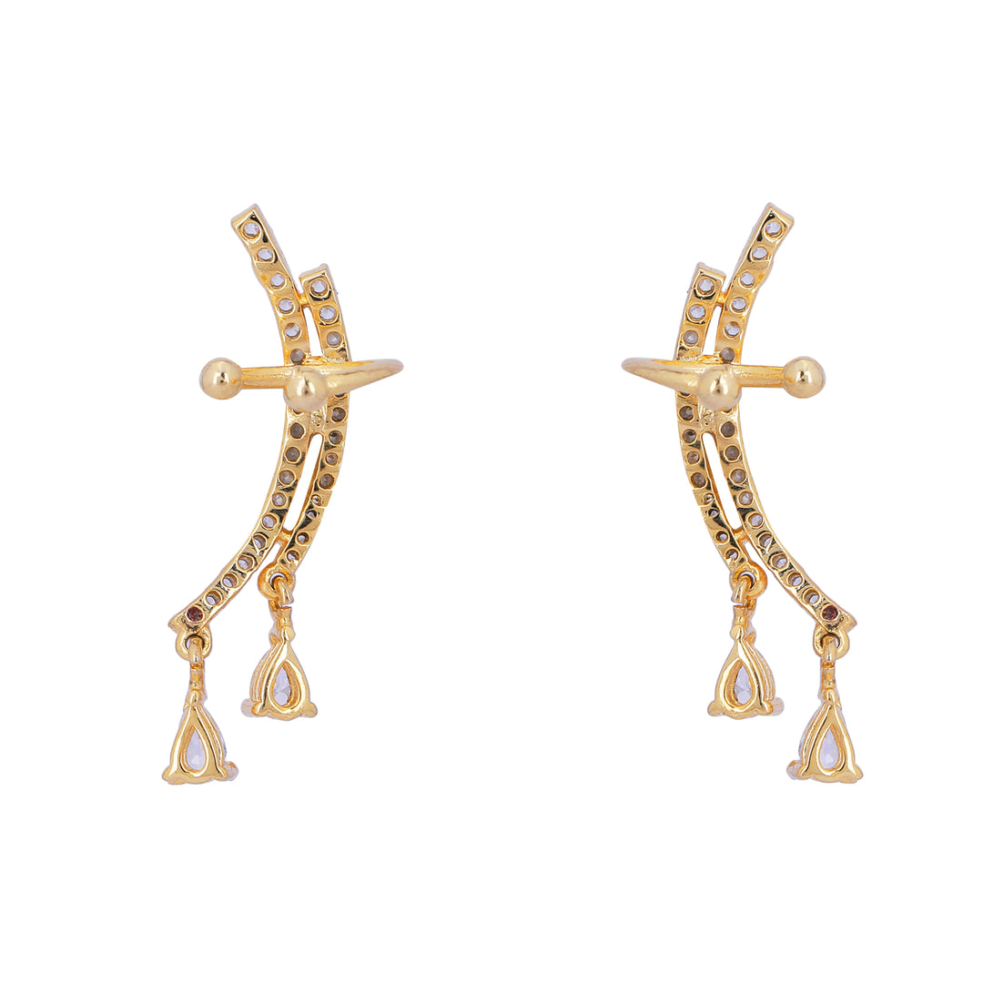 22k Gold Plated Jhilmil Bliss Earclips