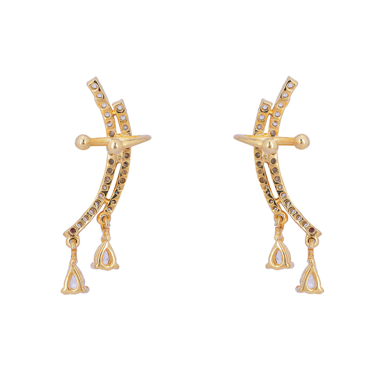 22k Gold Plated Jhilmil Bliss Earclips