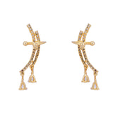 22k Gold Plated Jhilmil Bliss Earclips