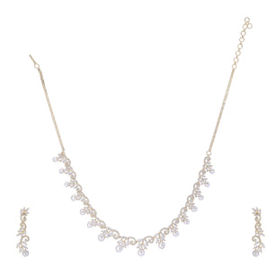 22k Gold Plated Zivara Taruja Necklace Set