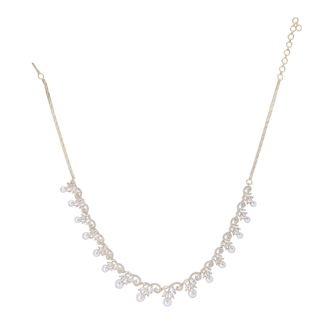 22k Gold Plated Zivara Taruja Necklace Set