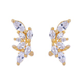 22k Gold Plated Jhilmil Iris Earclips