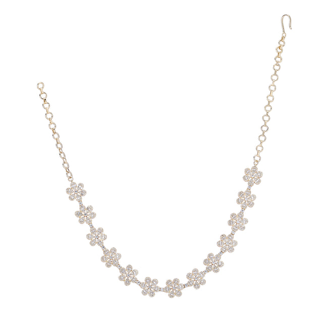 22k Gold Plated Zivara Vanya Necklace Set