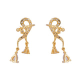 22k Gold Plated Jhilmil Noir Earclips
