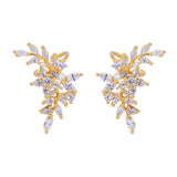 22k Gold Plated Jhilmil Muse Earclips
