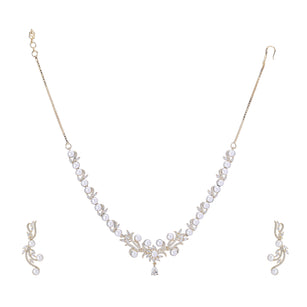22k Gold Plated Zivara Nayeli Necklace Set