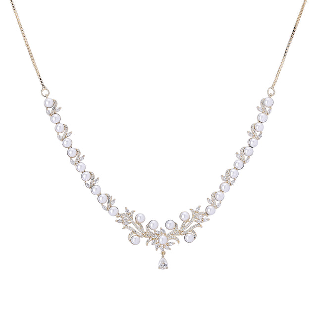 22k Gold Plated Zivara Nayeli Necklace Set