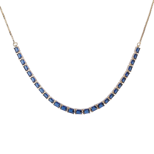 22k Gold Plated Zivara Neelraaj Necklace Set