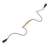 22k Gold Plated Rakhi Chakra Rakhi