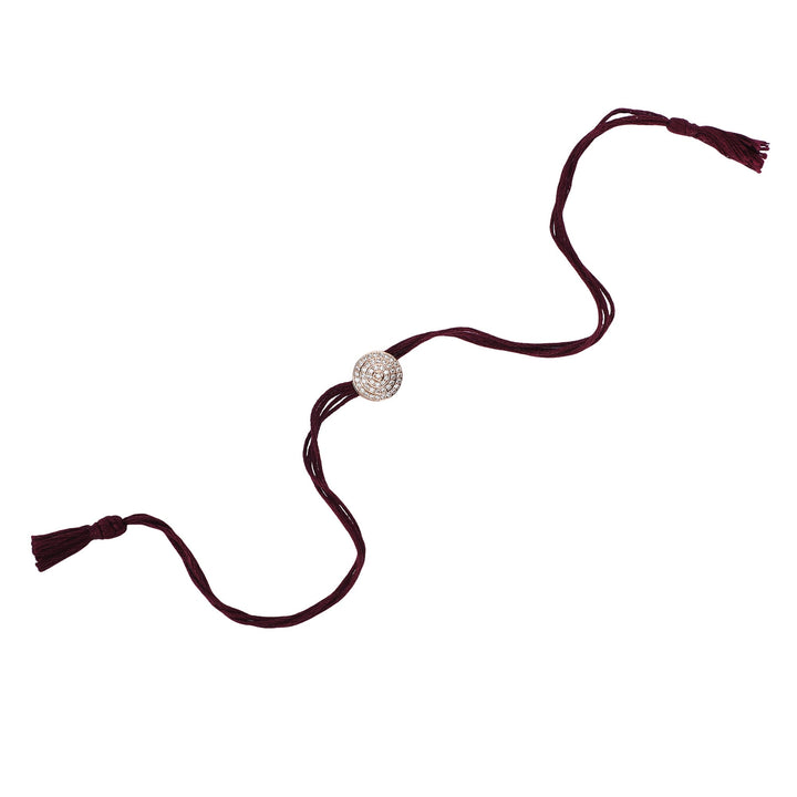 22k Gold Plated Rakhi Vritta Rakhi